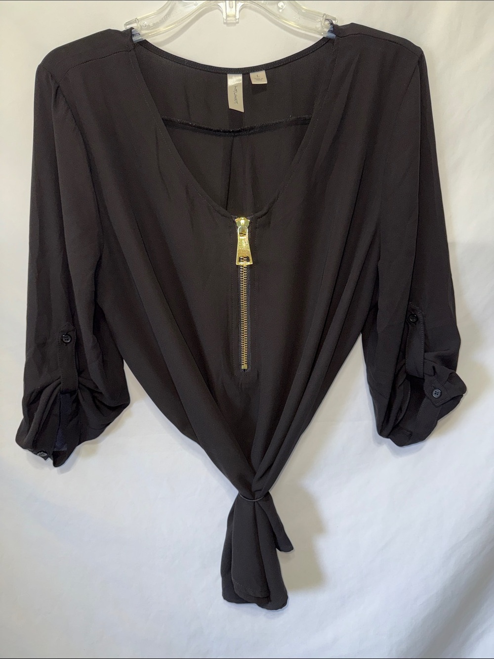 Tacera tunic with Gold Zip